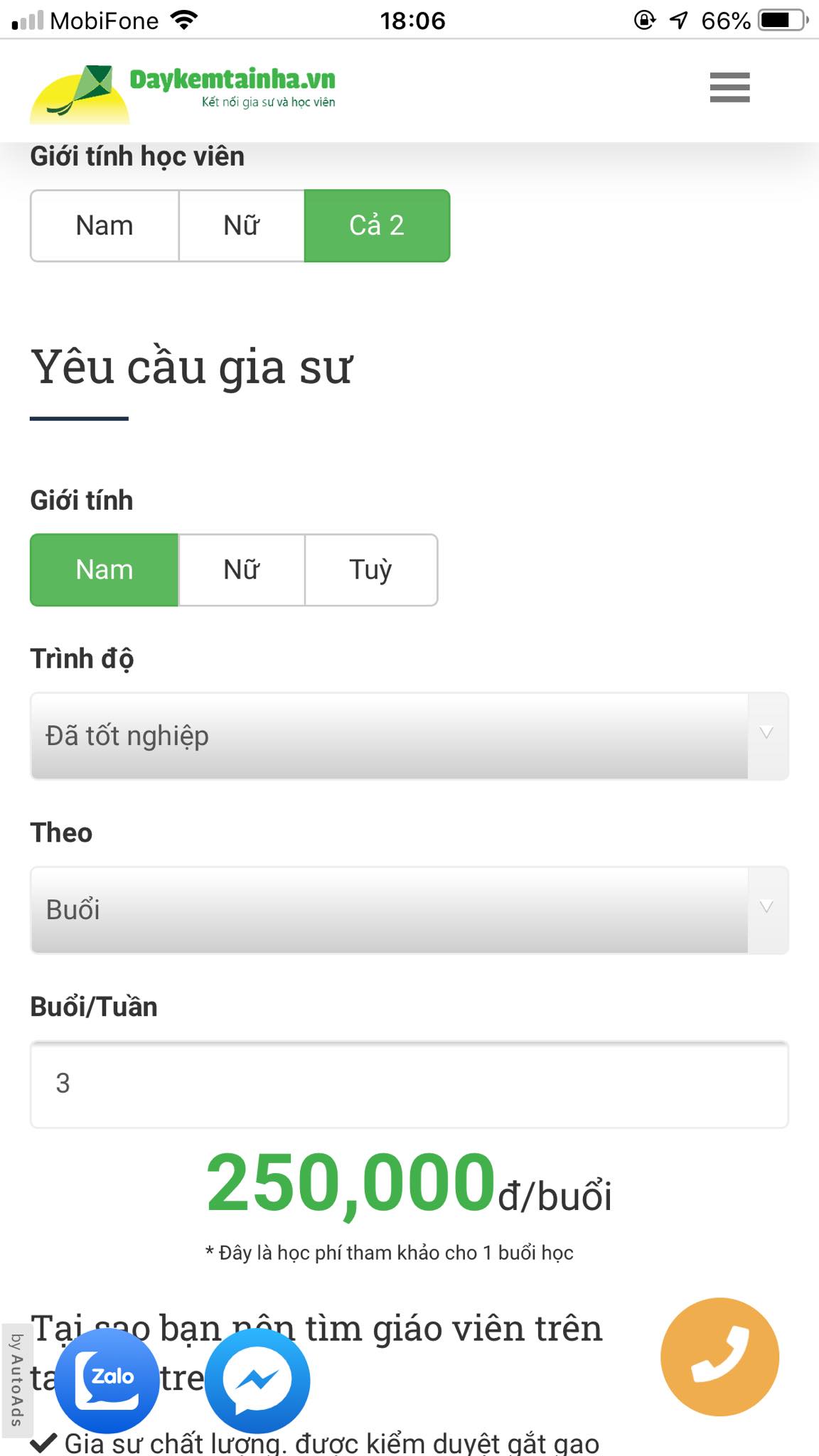 Học phí tiếng Nhật N4